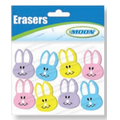 Hoppin' Bunny Fun Topper Eraser Assortment
